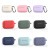 Силиконовый чехол для AirPods Pro c карабином пудро