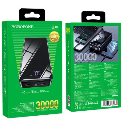 Powerbank Borofone BJ8 30000mAh 2USB черный Powerbank Borofone BJ8 30000mAh 2USB черный