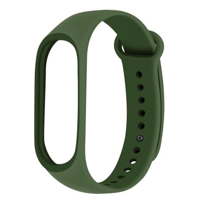Ремешок для Xiaomi Mi Band 3/4 силиконовый хаки Ремешок для Xiaomi Mi Band 3/4 силиконовый хаки