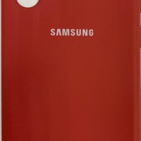 Накладка для Samsung Galaxy Note 10 Silicone cover малиновая