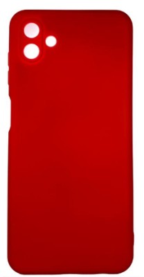 Накладка для Samsung Galaxy A04 Silicone cover без логотипа красная Накладка для Samsung Galaxy A04 Silicone cover без логотипа красная
