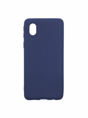 Накладка для Samsung Galaxy A01 Core/M01 Core Silicone cover темно-синяя Накладка для Samsung Galaxy A01 Core/M01 Core Silicone cover темно-синяя