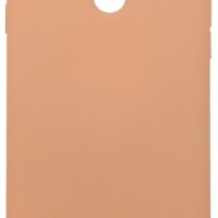 Накладка для Samsung Galaxy A20S Silicone cover пудро