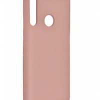 Накладка для Huawei P40 Lite E/Y7P/Play 3 Silicone cover пудро