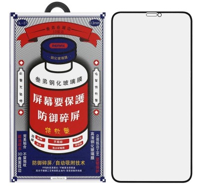 Защитное стекло для i-Phone 11 Pro/X/XS 5.8&quot; Remax GL-27 3D чёрное Защитное стекло для i-Phone 11 Pro/X/XS 5.8" Remax GL-27 3D чёрное