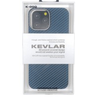 Накладка для i-Phone 13 Pro Max K-Doo Kevlar пластик синяя