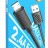 Usb Кабель-зарядка Micro Hoco X88 Cool 2.4A 1м силиконовый чёрный