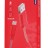 Usb Кабель-зарядка Lightning Hoco X24 Pisces 2.4A 1м силиконовый красный