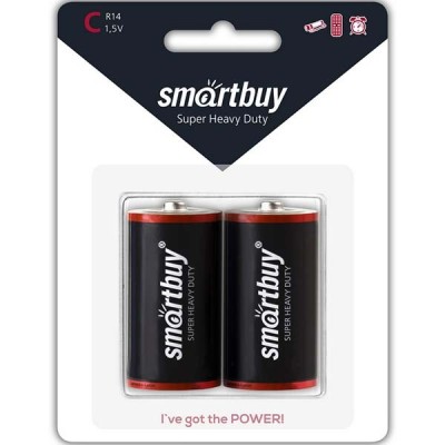 Батарейка солевая Smartbuy R14/2B (12/192) SBBZ-C02B Батарейка солевая Smartbuy R14/2B (12/192) SBBZ-C02B