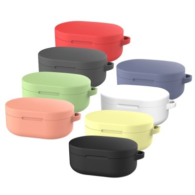 Силиконовый чехол с карабином для Xiaomi AirDots в ассортименте Силиконовый чехол с карабином для Xiaomi AirDots в ассортименте