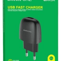 Сетевое зар. устр. Borofone BA49A 1USB 2.1A черное