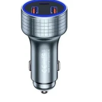 Автомобильное заряд. устр. Remax RCC327 2USB/1C 3A 83W серебристое