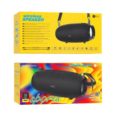 Bluetooth колонка Borofone BR12 Amplio sports TWS V5.0 черный Bluetooth колонка Borofone BR12 Amplio sports TWS V5.0 черный