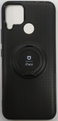 Чехол-накладка для Xiaomi Realme C15 силикон iface с держателем чёрный Чехол-накладка для Xiaomi Realme C15 силикон iface с держателем чёрный