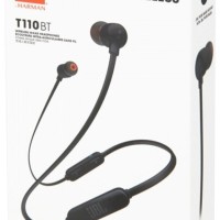 Беспроводные наушники для спорта JBL T110BT BT4.0/120mAh/6ч черные