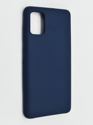 Накладка для Samsung Galaxy A71 Silicone cover без логотипа темно-синяя Накладка для Samsung Galaxy A71 Silicone cover без логотипа темно-синяя
