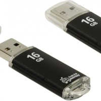 USB флеш накопитель Smartbuy 16GB V-Cut Black (SB16GBVC-K)