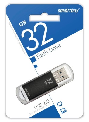 USB флеш накопитель Smartbuy 32GB V-Cut Black (SB32GBVC-K) USB флеш накопитель Smartbuy 32GB V-Cut Black (SB32GBVC-K)