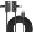 Usb Кабель-зарядка Lightning Baseus Suction Cup 2.4A 1м CALXP-A01) черный