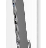 HUB Adapter Baseus Type-C (3USB, Card Reader, Ethernet, HDMI, VGA, USB-C, Audio output) CATSX-G0G