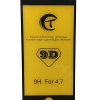 Защитное стекло для i-Phone 6/6s 9D чёрное