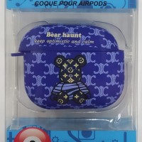 Силиконовый светящийся в темноте чехол для AirPods 3 Luxo Kaws рисунок №11