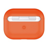 Силиконовый чехол для AirPods Pro персиковый
