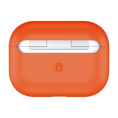 Силиконовый чехол для AirPods Pro персиковый Силиконовый чехол для AirPods Pro персиковый