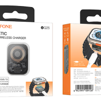 Беспроводное зарядное устройство для Apple Watch Borofone BQ25 серое