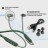 Беспроводные наушники Hoco ES-64, Bluetooth 5,3, влагозащита, для спорта, зеленые