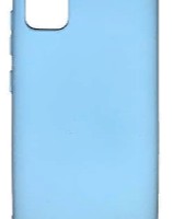 Накладка для Samsung Galaxy A51 Silicone cover голубая