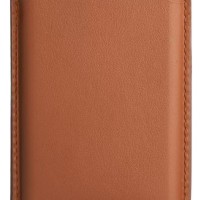 Кожаный чехол-бумажник для карт и визиток с анимацией MagSafe Leather Wallet для i-Phone коричневый