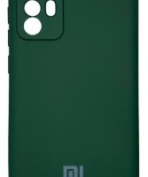Накладка для Xiaomi 12 Silicone cover без логотипа зеленая