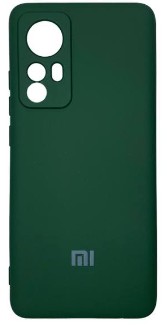 Накладка для Xiaomi 12 Silicone cover без логотипа зеленая Накладка для Xiaomi 12 Silicone cover без логотипа зеленая