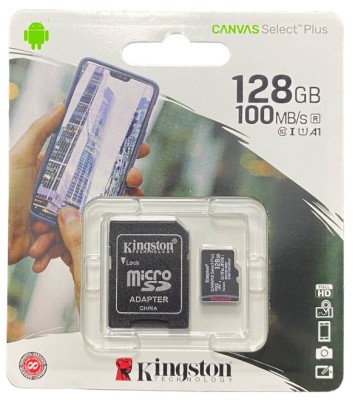 micro SDXC карта памяти Kingston 128 Class10 UHS-I Canvas Select Plus с адапт.(SDCS2/128GB) micro SDXC карта памяти Kingston 128 Class10 UHS-I Canvas Select Plus с адапт.(SDCS2/128GB)