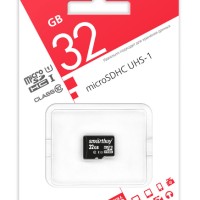 micro SDHC карта памяти Smartbuy 32GB Class 10 (без адаптера)