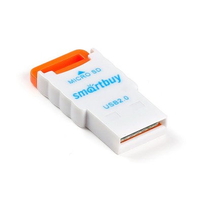 Картридер Smartbuy 707 USB - microSD оранжевый (SBR-707-O) Картридер Smartbuy 707 USB - microSD оранжевый (SBR-707-O)