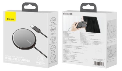 Беспроводное зарядное устройство Baseus Simple Mini Magnetic Wireless Charger (WXJK-F01) черное Беспроводное зарядное устройство Baseus Simple Mini Magnetic Wireless Charger (WXJK-F01) черное
