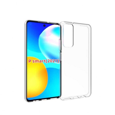 Чехол-накладка силикон 1.0мм Huawei P Smart 2021 прозрачный Чехол-накладка силикон 1.0мм Huawei P Smart 2021 прозрачный