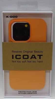 Накладка для i-Phone 13 K-Doo iCoat силикон оранжевая Накладка для i-Phone 13 K-Doo iCoat силикон оранжевая