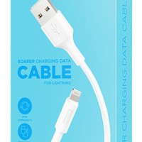 Usb Кабель-зарядка Lightning Hoco X25 Soarer 2A 1м силиконовый белый