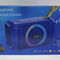 Bluetooth колонка Borofone BR17 BT5.1/1200mAh/4ч/5Вт/TF/AUX/FM синяя