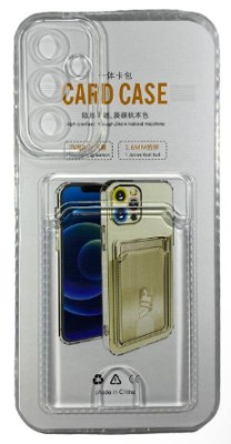 Чехол-накладка силикон с карманом под карту Samsung Galaxy A54 5G прозрачная Чехол-накладка силикон с карманом под карту Samsung Galaxy A54 5G прозрачная