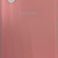 Накладка для Samsung Galaxy Note 10 Silicone cover розовая