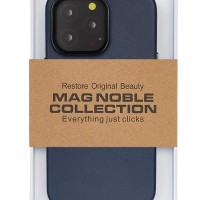 Накладка для i-Phone 15 Pro Max K-Doo Mag Noble кожаная синяя