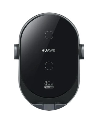 Держатель c беспроводной зарядкой в воздуховод Huawei K080 80W с зажимом черный Держатель c беспроводной зарядкой в воздуховод Huawei K080 80W с зажимом.  Для достижения максимальной мощности зарядки 80 Вт этот продукт необходимо использовать со стандартным автомобильным зарядным устройством , который поддерживает мощность беспроводной зарядки 80 Вт. Новая модернизированная конструкция с двумя катушками расширяет эффективный диапазон зарядки и совместима с моделями других брендов. Складные модели также можно удобно использовать. 
3D система воздушного охлаждения, независимые воздуховоды охлаждающего воздуха, оснащение недавно добавленными большими радиаторами могут эффективно охлаждать температуру подставки и мобильный телефон для обеспечения эффективности зарядки. Интегрированный дизайн объемного звучания изогнутой поверхности, модный и простой. Усиленная структура зажимного рычага эффективно улучшает поддержку и стабильность. Даже если поездка неровная, телефон можно надежно закрепить.