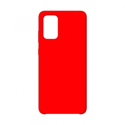 Накладка для Samsung Galaxy A02S Silicone cover без логотипа красная Накладка для Samsung Galaxy A02S Silicone cover без логотипа красная