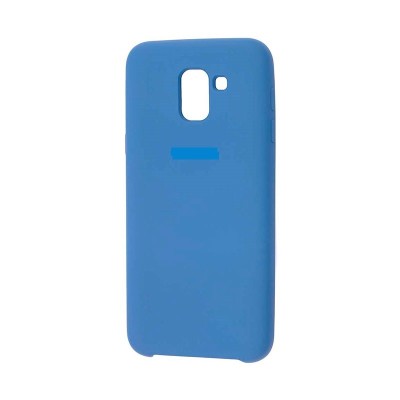 Накладка для Samsung Galaxy A6 (2018) Silicone cover синяя Накладка для Samsung Galaxy A6 (2018) Silicone cover синяя