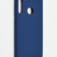 Накладка для Huawei P40 Lite E/Y7P/Play 3 Silicone cover темно-синяя