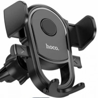 Держатель в автомобиль в воздуховод Hoco H6 с зажимом черный